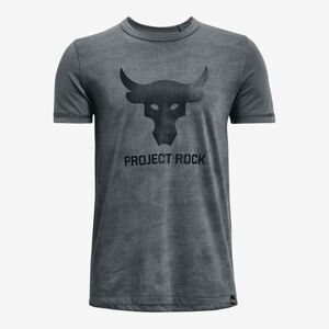 Pánské tričko Under Armour Project Rock Shw Your Grid Ss Pitch Gray/ Black