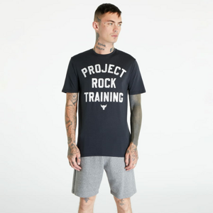 Tričko s krátkým rukávem Under Armour Project Rock Training Short Sleeve T-Shirt Black