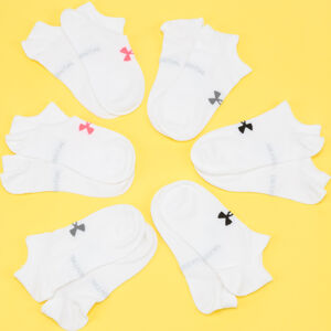 Ponožky Under Armour Women's 6Pack Essential Socks bílé