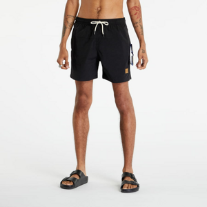 Pánské koupací šortky Urban Classics Block Swim Shorts Black/ Black