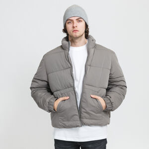 Pánská zimní bunda Urban Classics Cropped Puffer Jacket šedá
