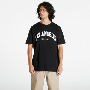 Tričko s krátkým rukávem Urban Classics L.A. College Oversize Tee Black