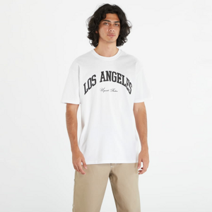 Tričko s krátkým rukávem Urban Classics L.A. College Oversize Tee White