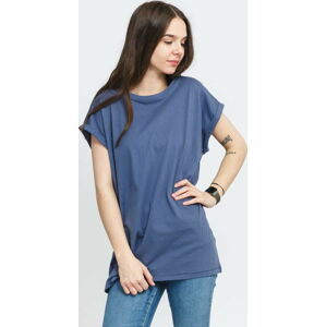 Dámské tričko Urban Classics Ladies Extended Shoulder Tee Blue