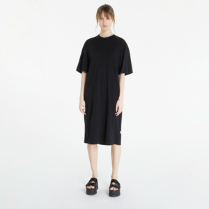 Šaty Urban Classics Ladies Organic Long Oversized Tee Dress černé
