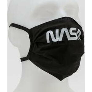 Urban Classics NASA Face Mask 2-Pack černá