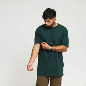 Tričko s krátkým rukávem Urban Classics Organic Basic Tee tmavě zelené
