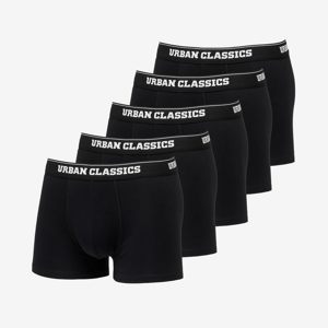 Urban Classics Organic Boxer Shorts 5-Pack Blk/Blk/Blk/Blk/Blk
