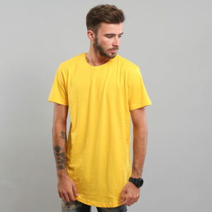 Tričko s krátkým rukávem Urban Classics Shaped Long Tee Yellow
