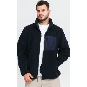 Podzimní bunda Urban Classics Sherpa Jacket navy