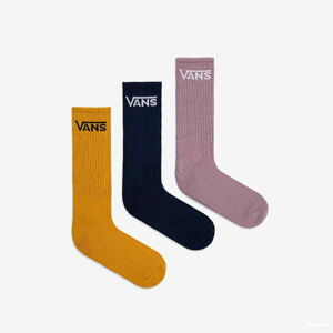 Ponožky Vans Classics Crew Socks 3 Pack Žluté / Modré / Fialové