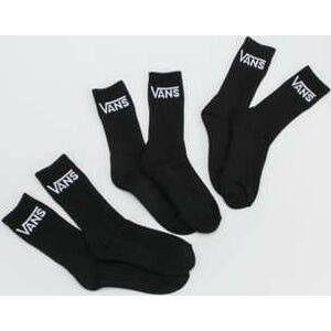 Ponožky Vans Classic Crew 3 Pack černé