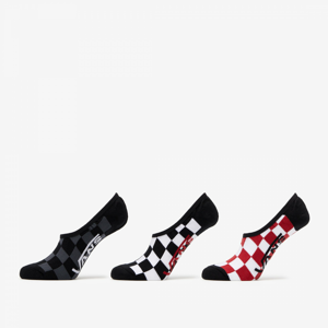 Ponožky Vans Mn Classic Super No Red-White Check 3-Pack multicolor