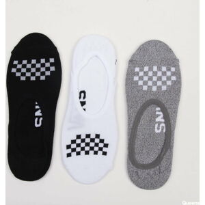 Ponožky Vans WM 3Pack Classic Canoodle Socks bílé / melange šedé / černé