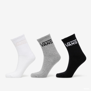 Ponožky Vans Wmns Classic Crew Socks 3 Pack Bílé / Šedé / Černé