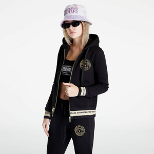 Dámská mikina Versace Jeans Couture R Vemblem S Embro Sweatshirt Black/ Gold