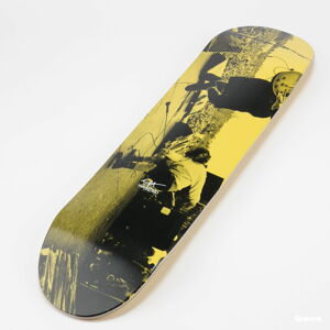 Skateboard Wasted Paris Board Sick Wasted X Charles Peterson žlutý