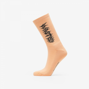 Ponožky Wasted Paris Mortem Socks oranžové
