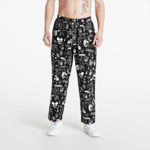 Kalhoty Wasted Paris Surf Pants Locals All Over Black
