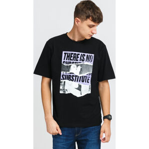 Tričko s krátkým rukávem Wasted Paris T-shirt Subtitute černé